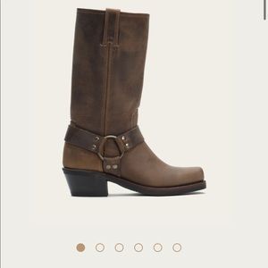 Frye Harness Cowboy Boots